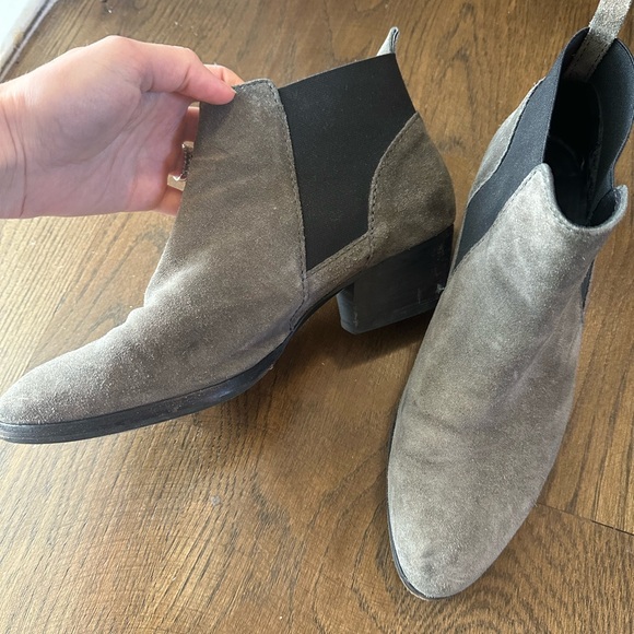 Aquatalia grey and black suede booties- good condition. Size 8.5 - Picture 3 of 4